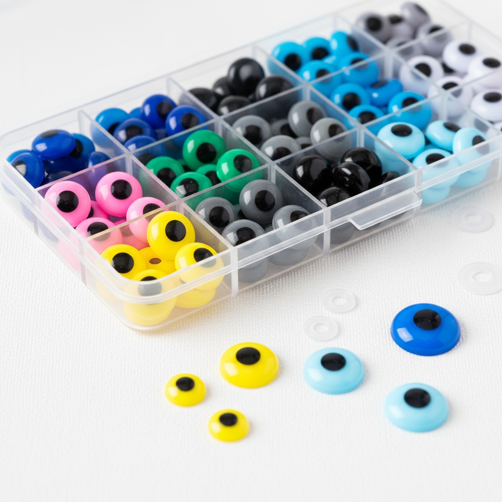 10mm Black Safety Eyes