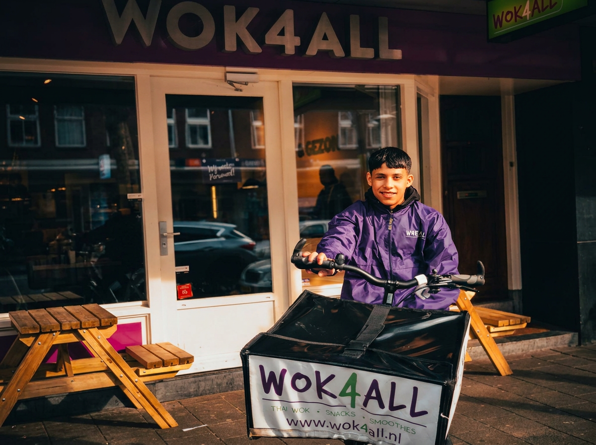 Wok4All wok franchise locatie in Rotterdam