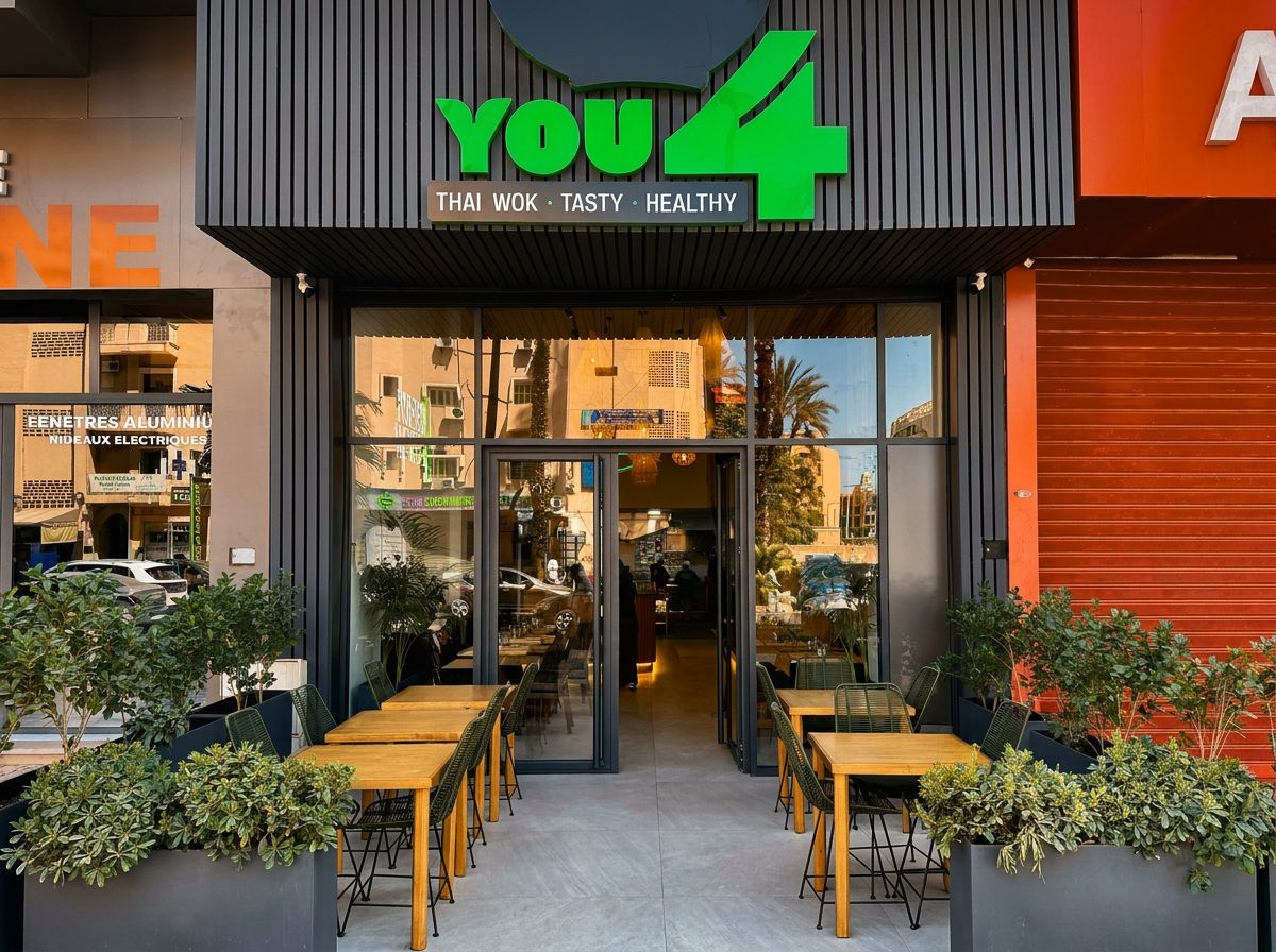 Wok4You wok franchise locatie in Marrakech