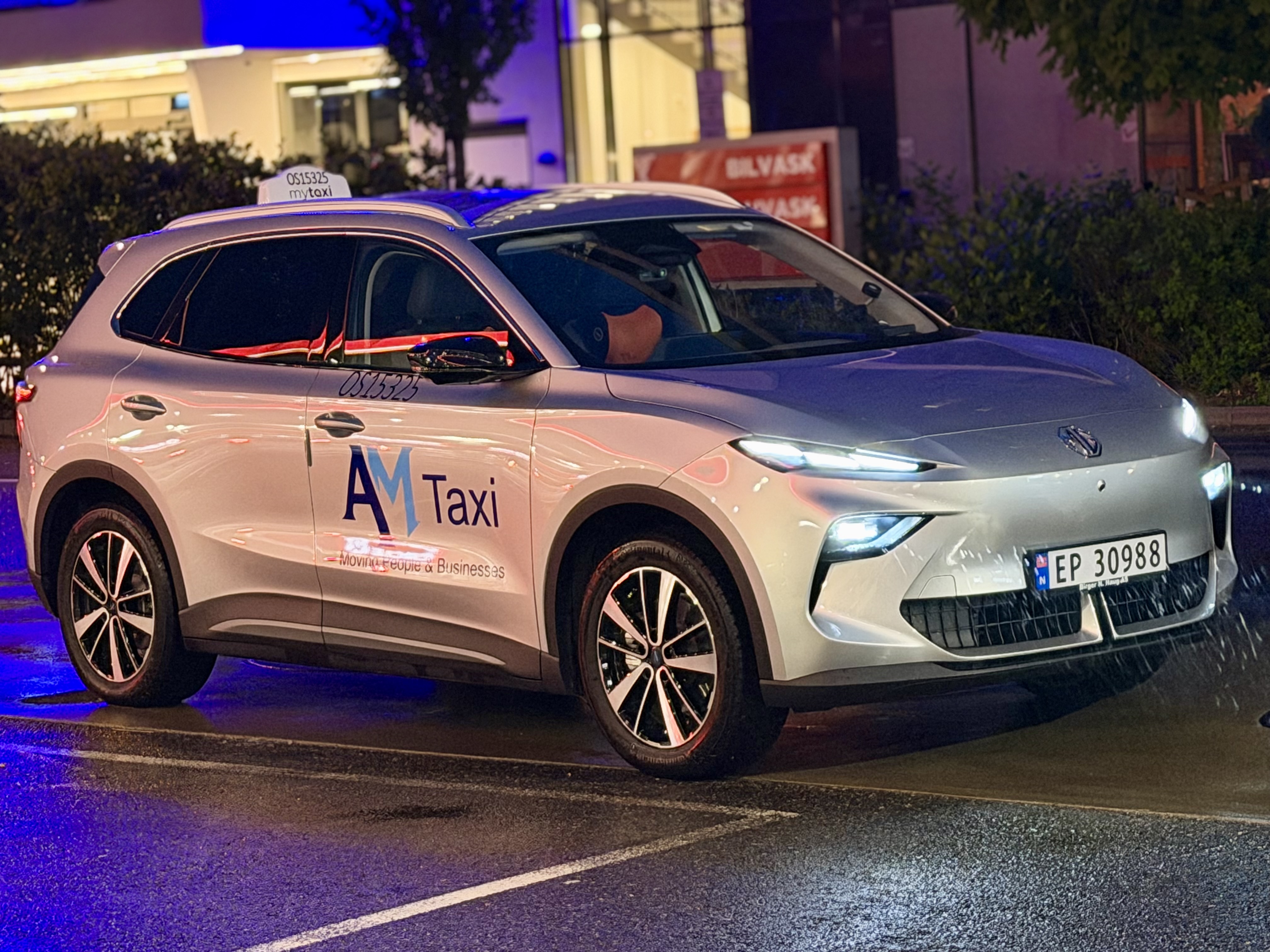 AM Taxi MG S5 EV – Anderson-Mugabe Mobility Oslo