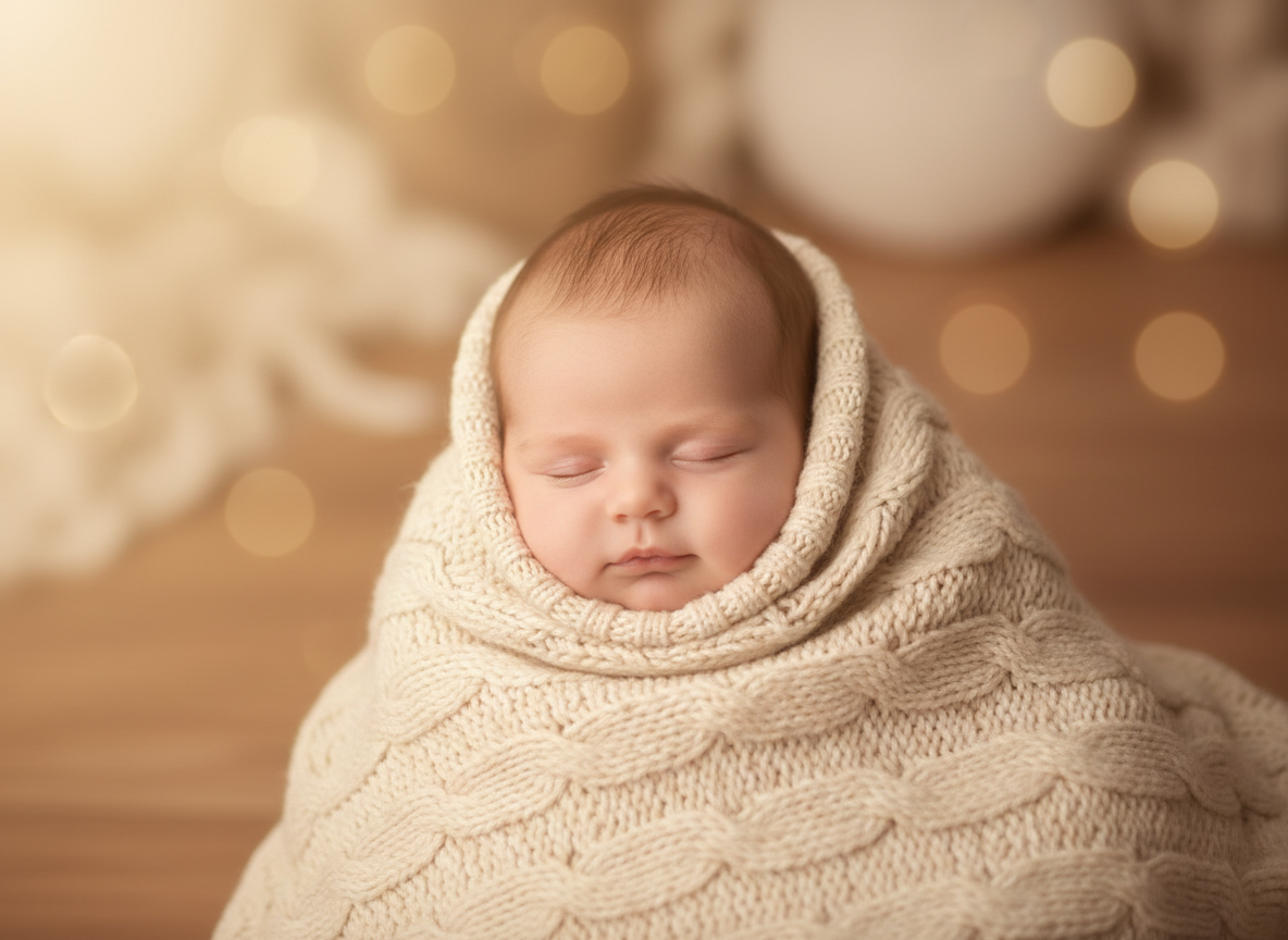 Friedlich schlafendes Baby