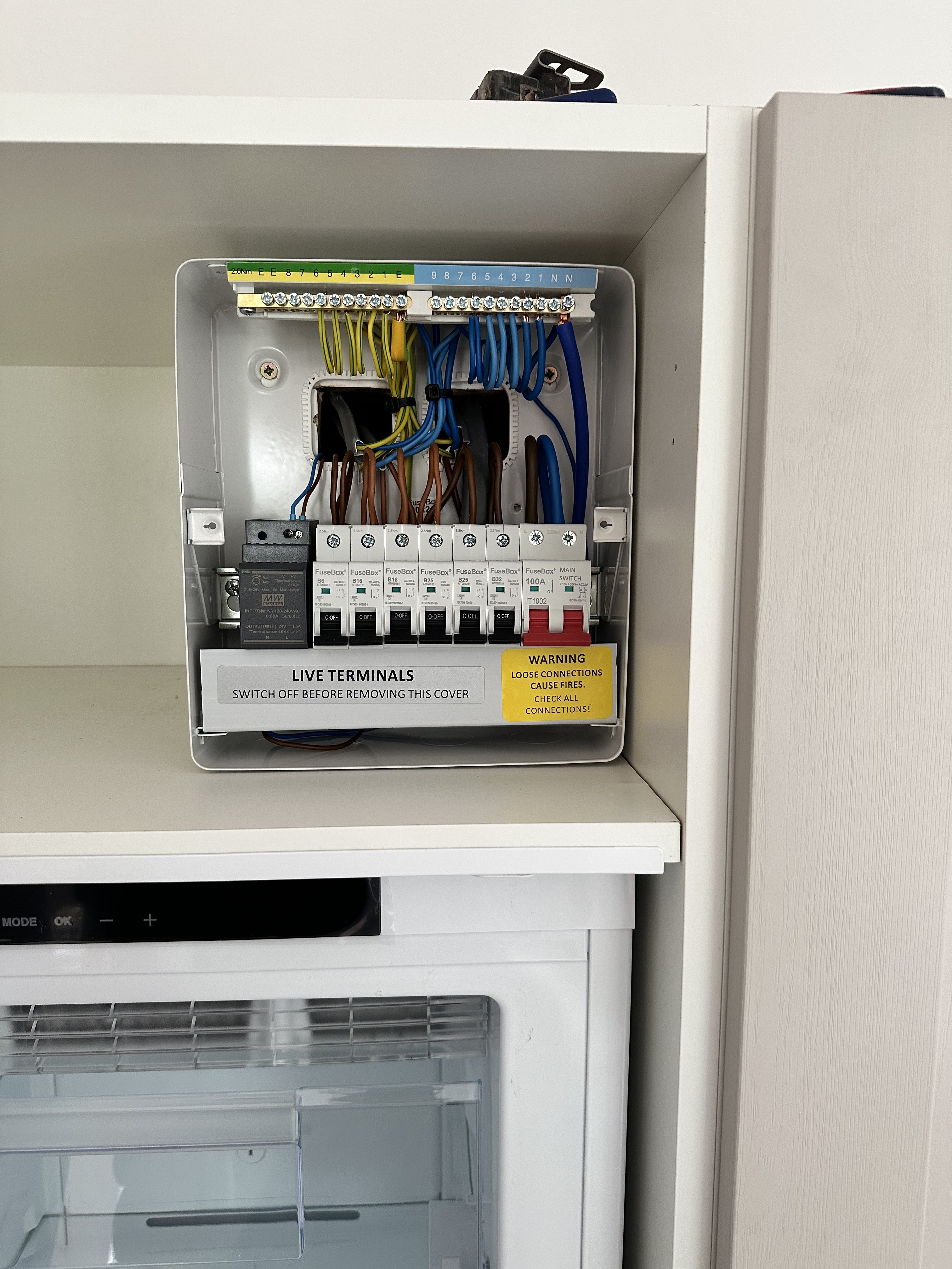Consumer unit installation