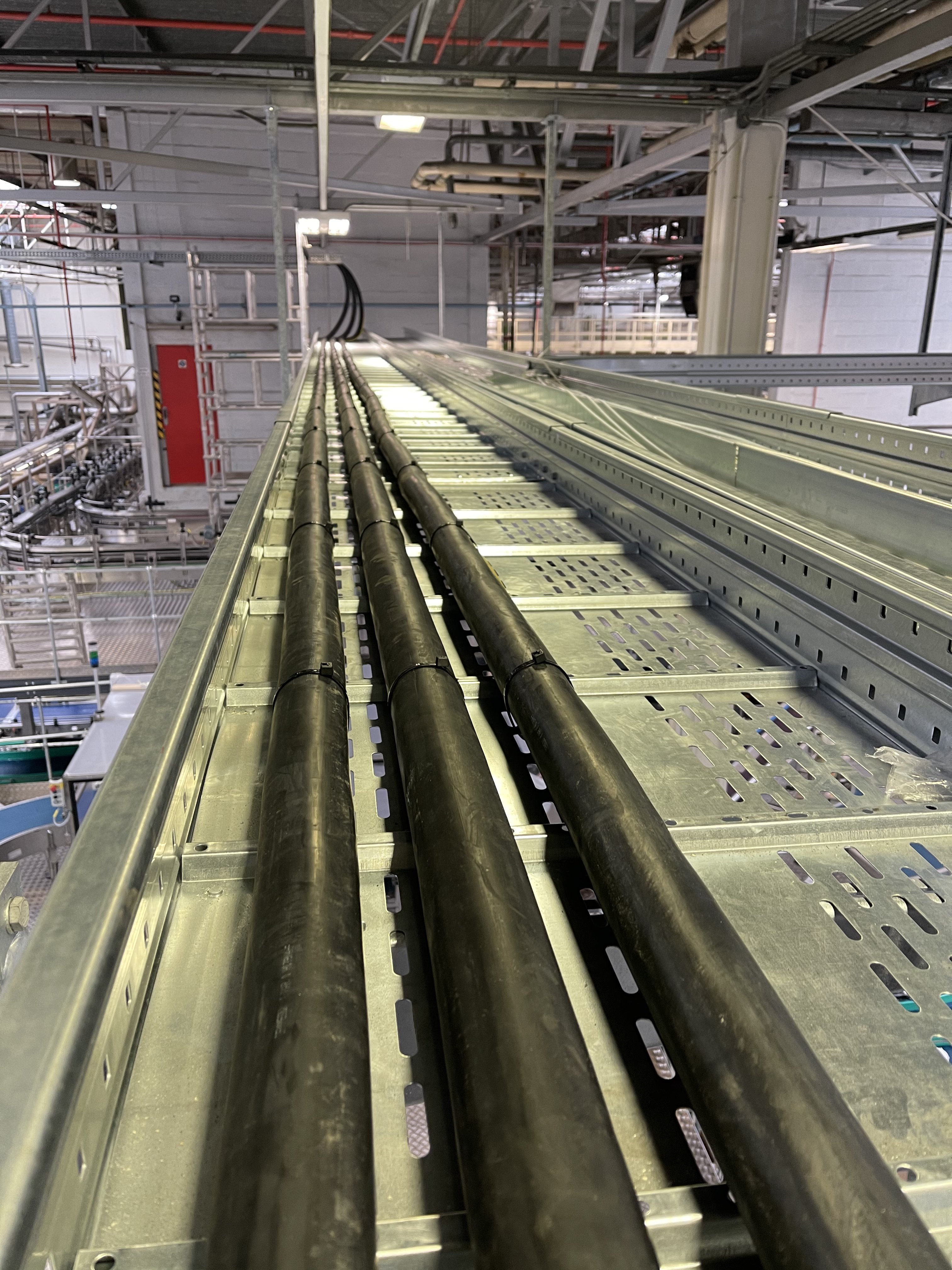 Cable tray installation