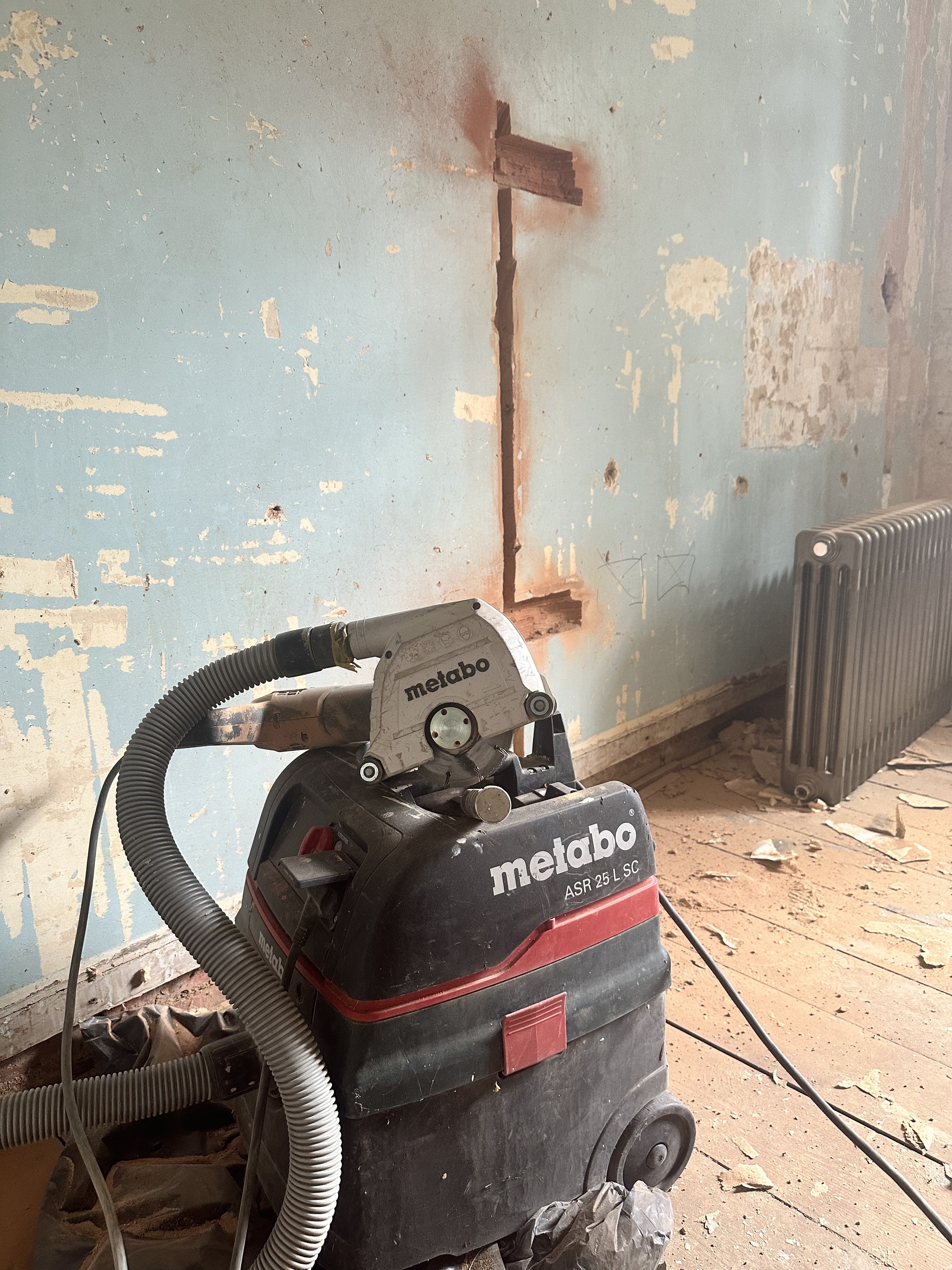 Domestic rewire in progress