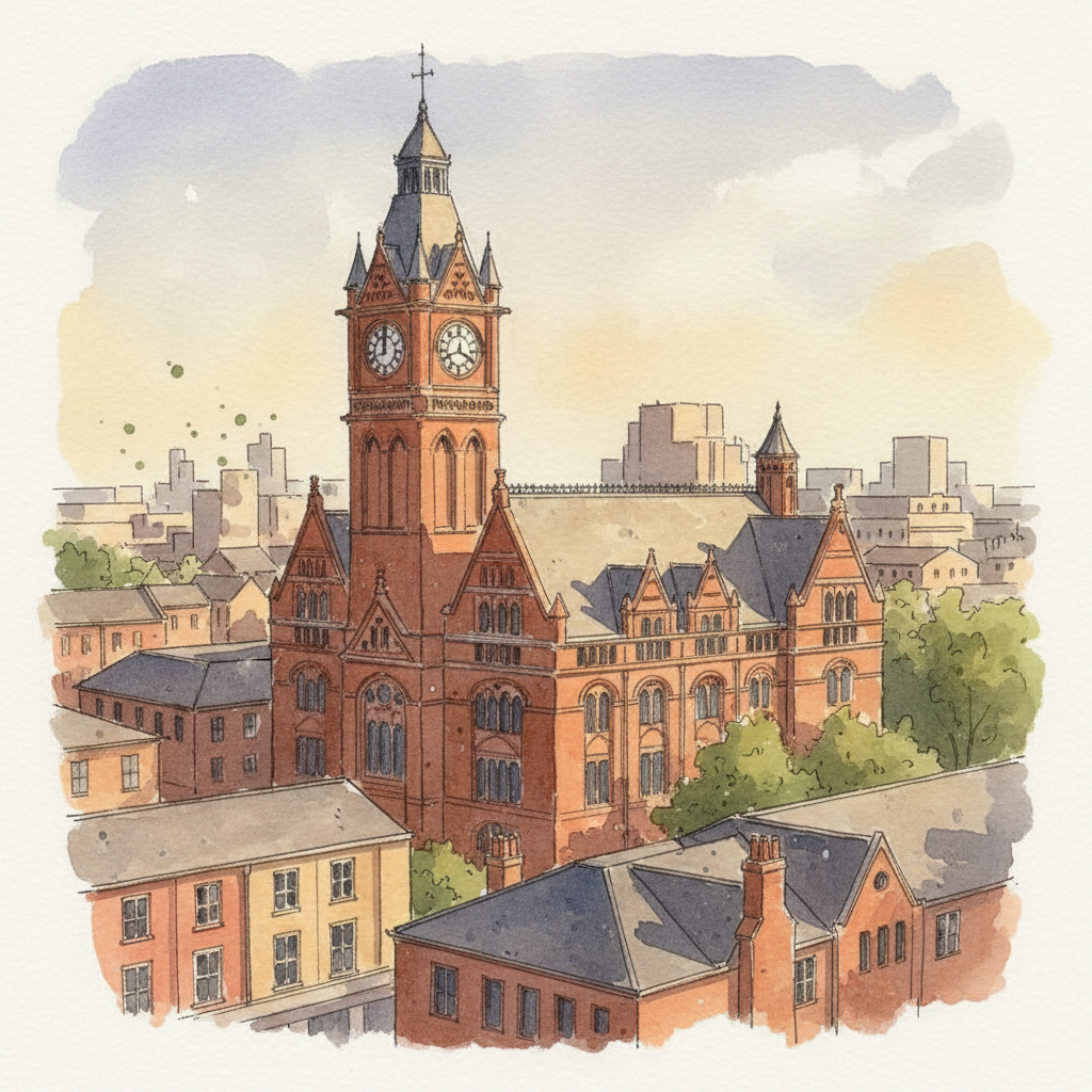 The Croydon Clocktower — a famous Victorian landmark in Croydon, South London