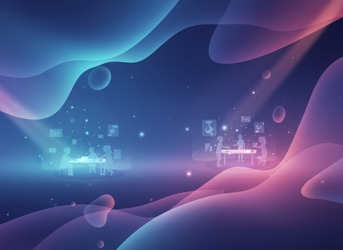 Immersive XR learning background