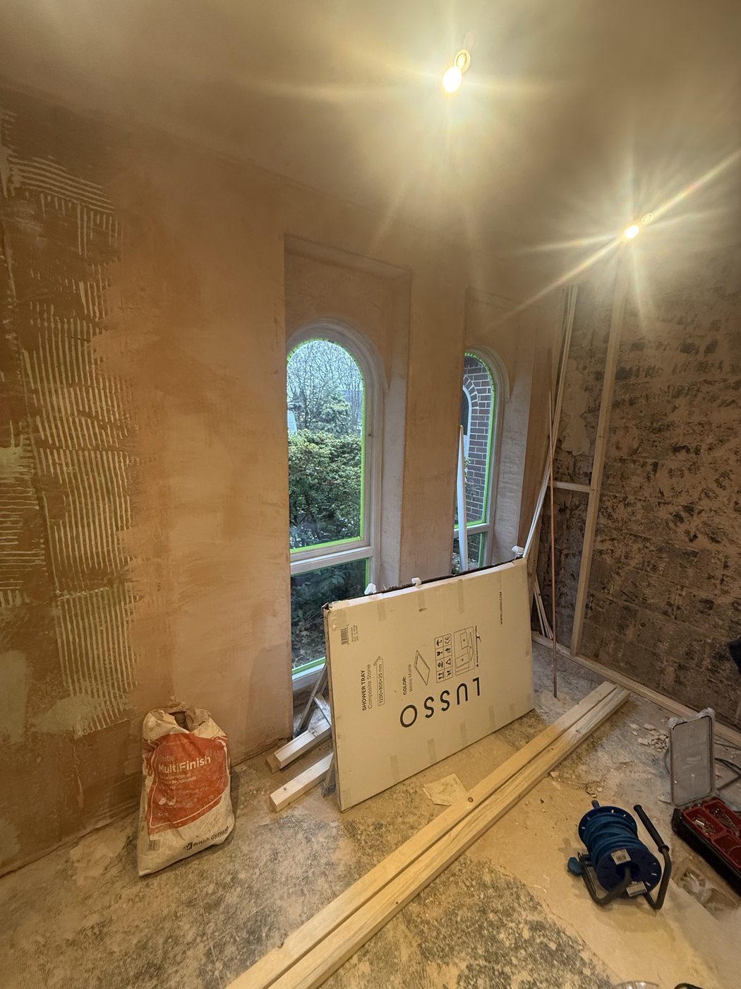 Stripped back to bare walls