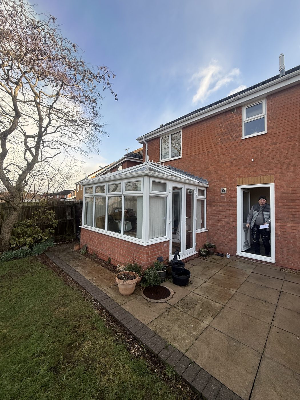 Old conservatory — unusable in cold weather