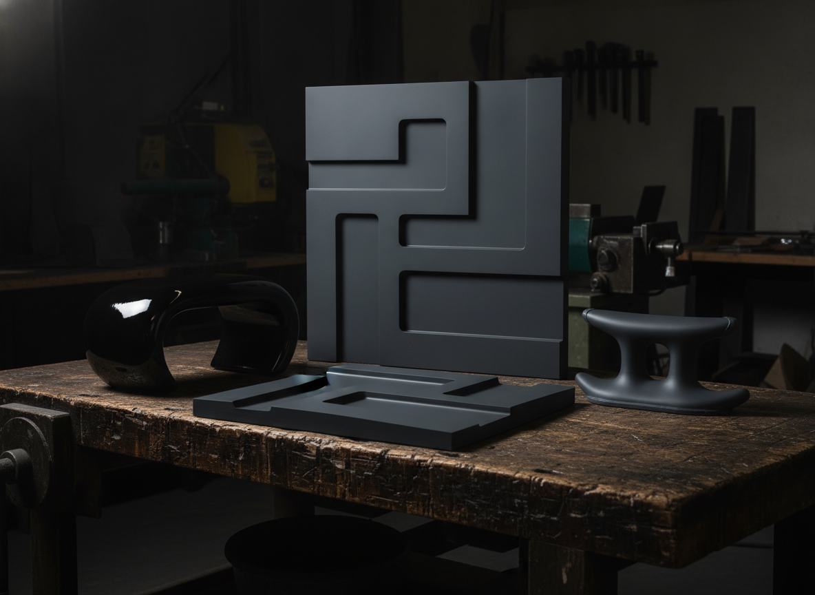 Pezzi finiti rivestiti in poliurea con finiture satinate e lucide – pannelli decorativi e componenti custom
