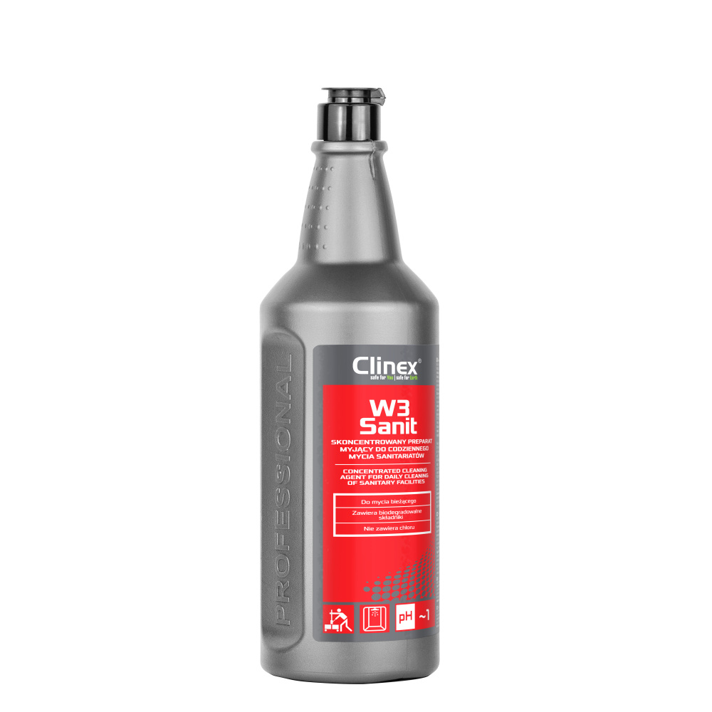 Clinex W3 Sanit – saniteettipintojen ammattipuhdistusaine
