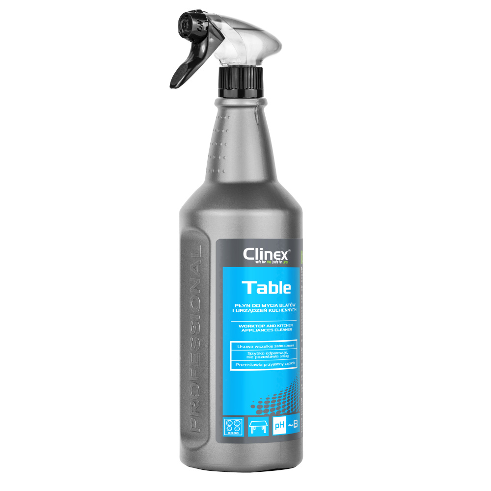 Clinex Table – pöytien, työtasojen ja keittiölaitteiden puhdistusaine