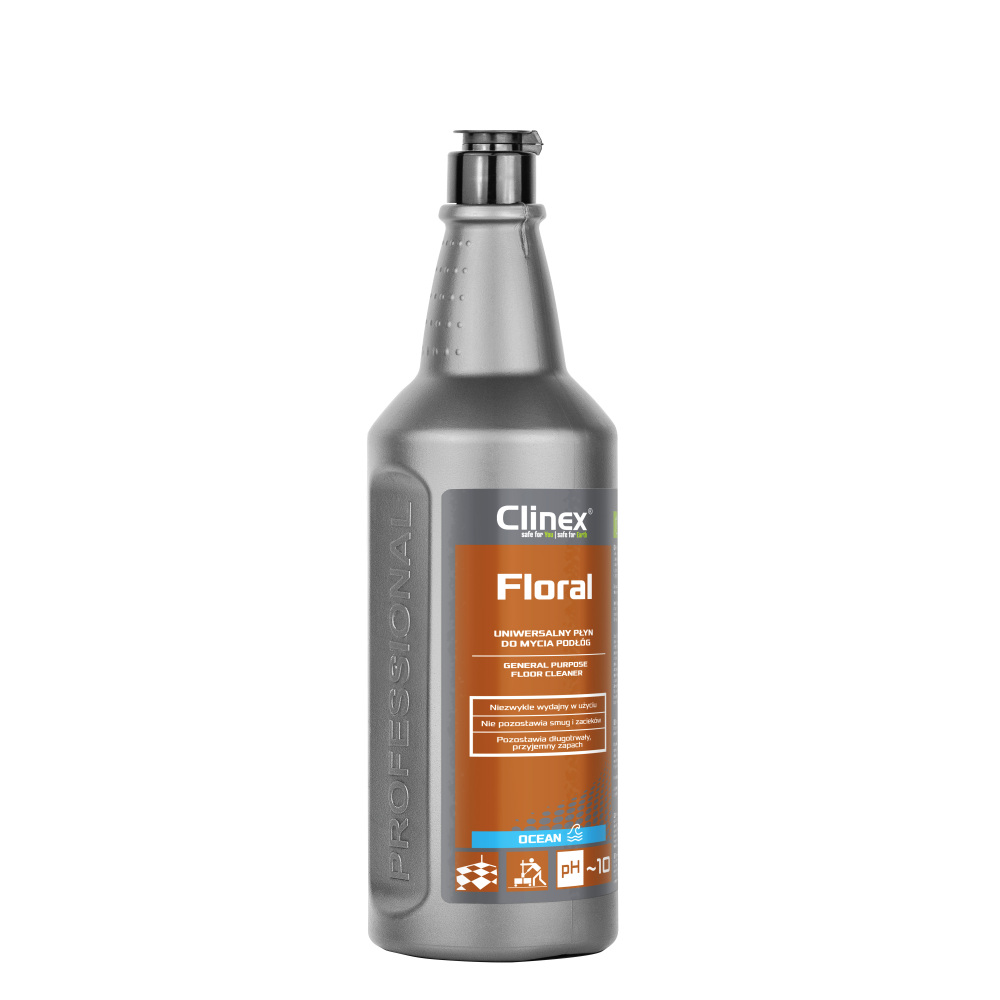 Clinex Floral Ocean – lattioiden ylläpitosiivoukseen tarkoitettu ammattipuhdistusaine