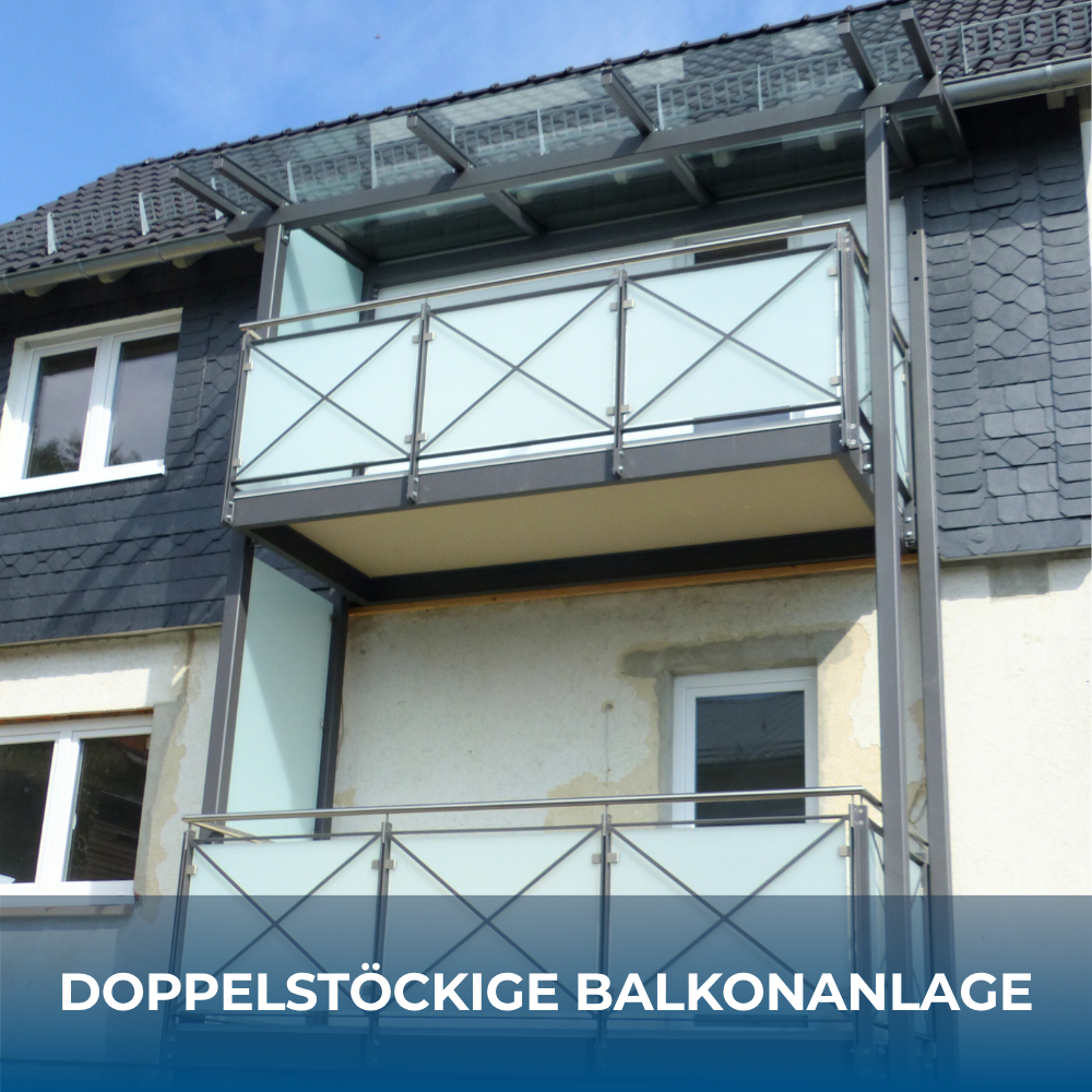 Doppelstöckige Balkonanlage 1