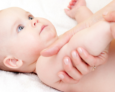Infant massage in a childcare setting