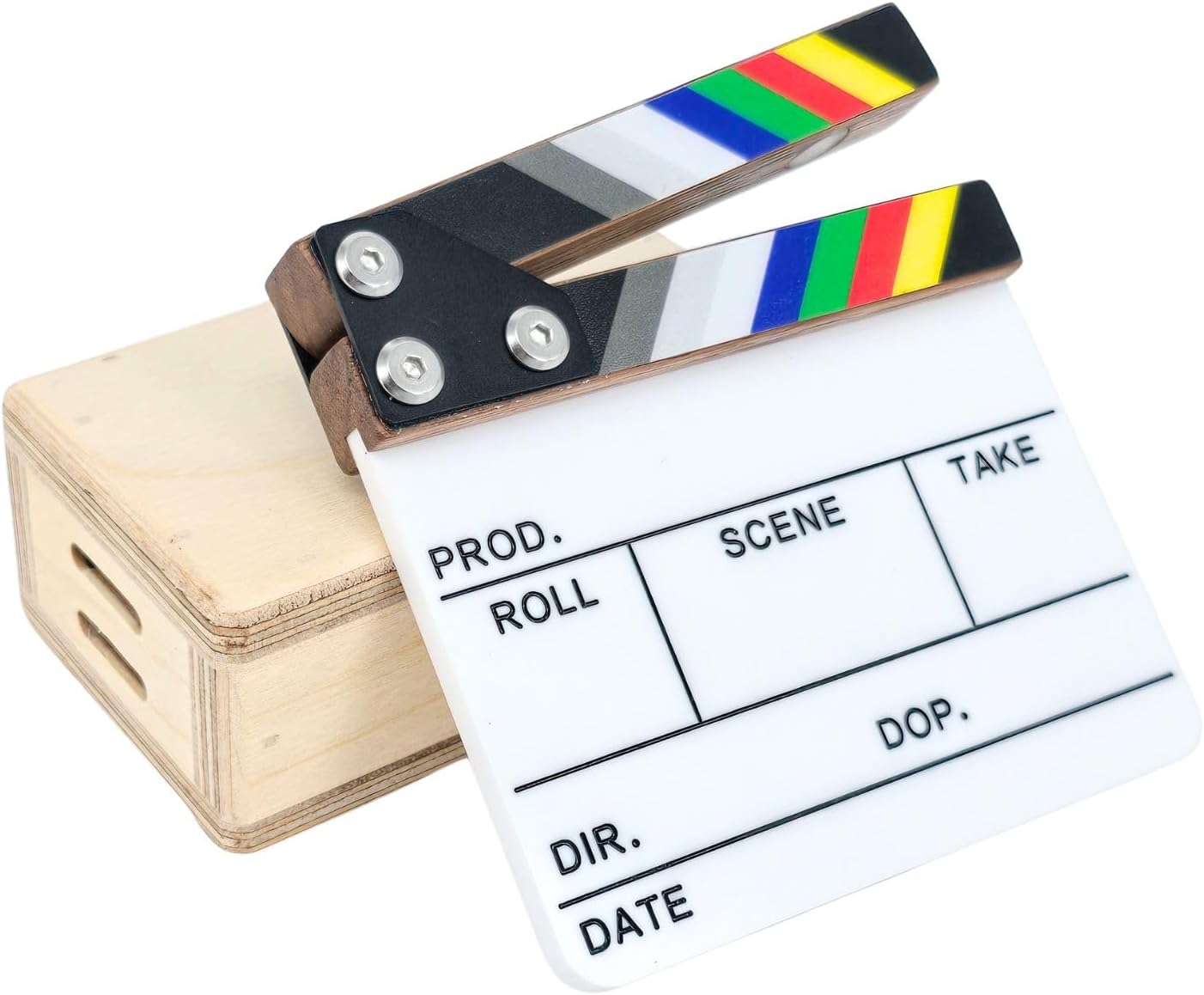 Mini Film Slate & Apple Box Set - Film Crew Decor