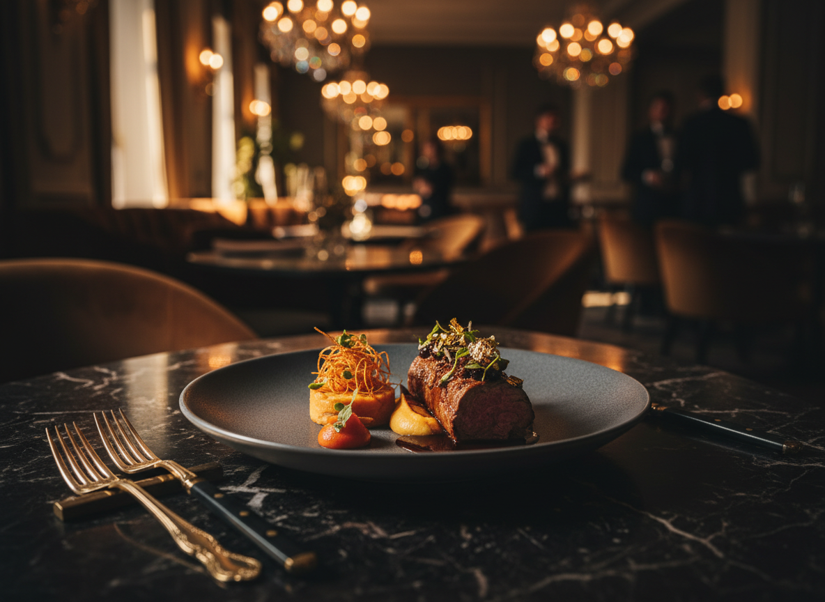 Gastro Videografie & Food-Fotografie für Gastronomie in Wien – professionell angerichtetes Gericht