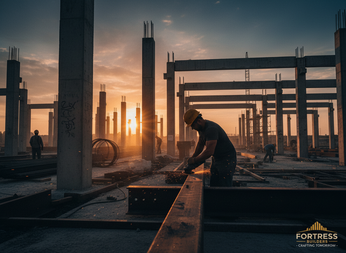 Bau & Handwerk Content – Handwerker auf der Baustelle