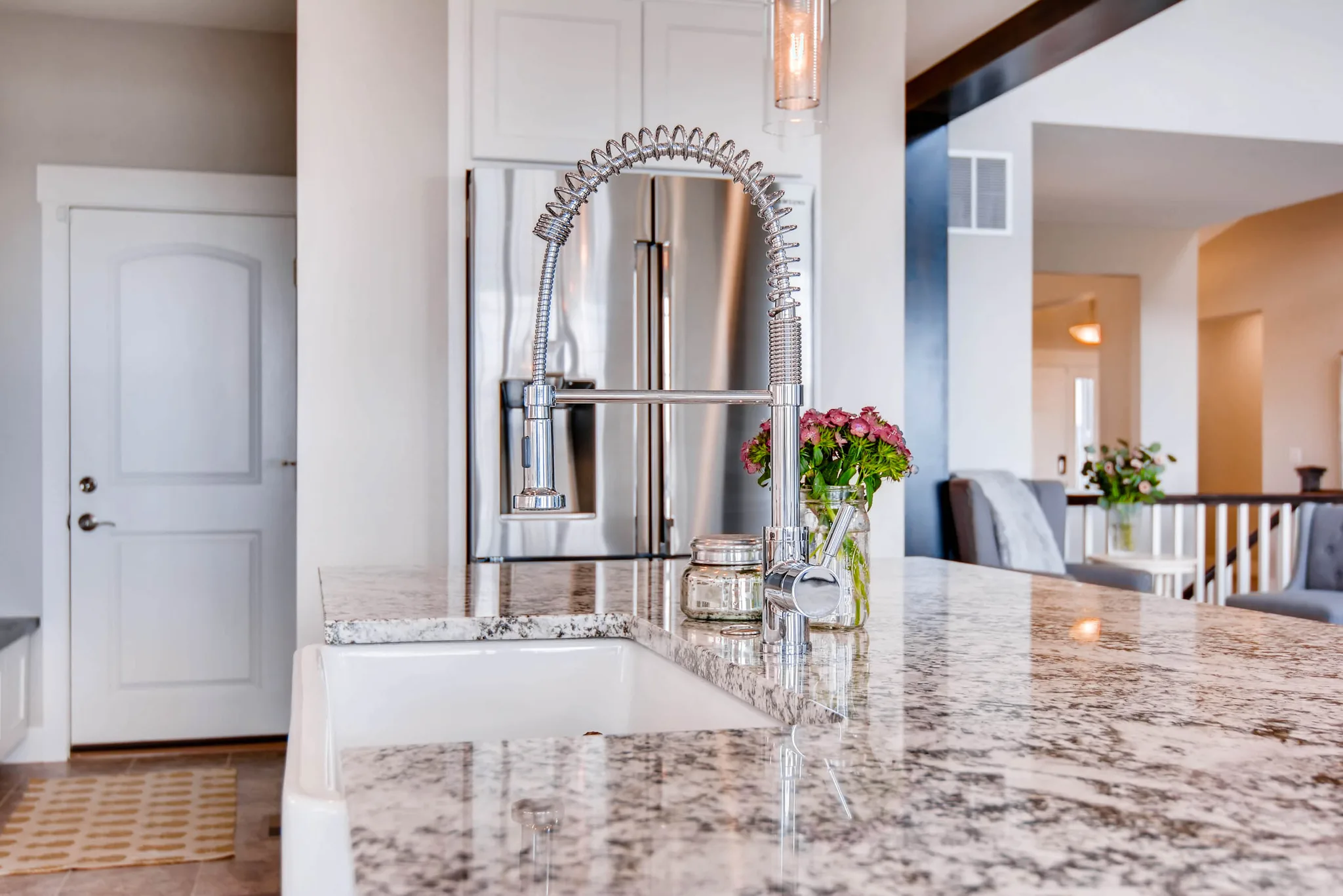 Granite Kitchen Island