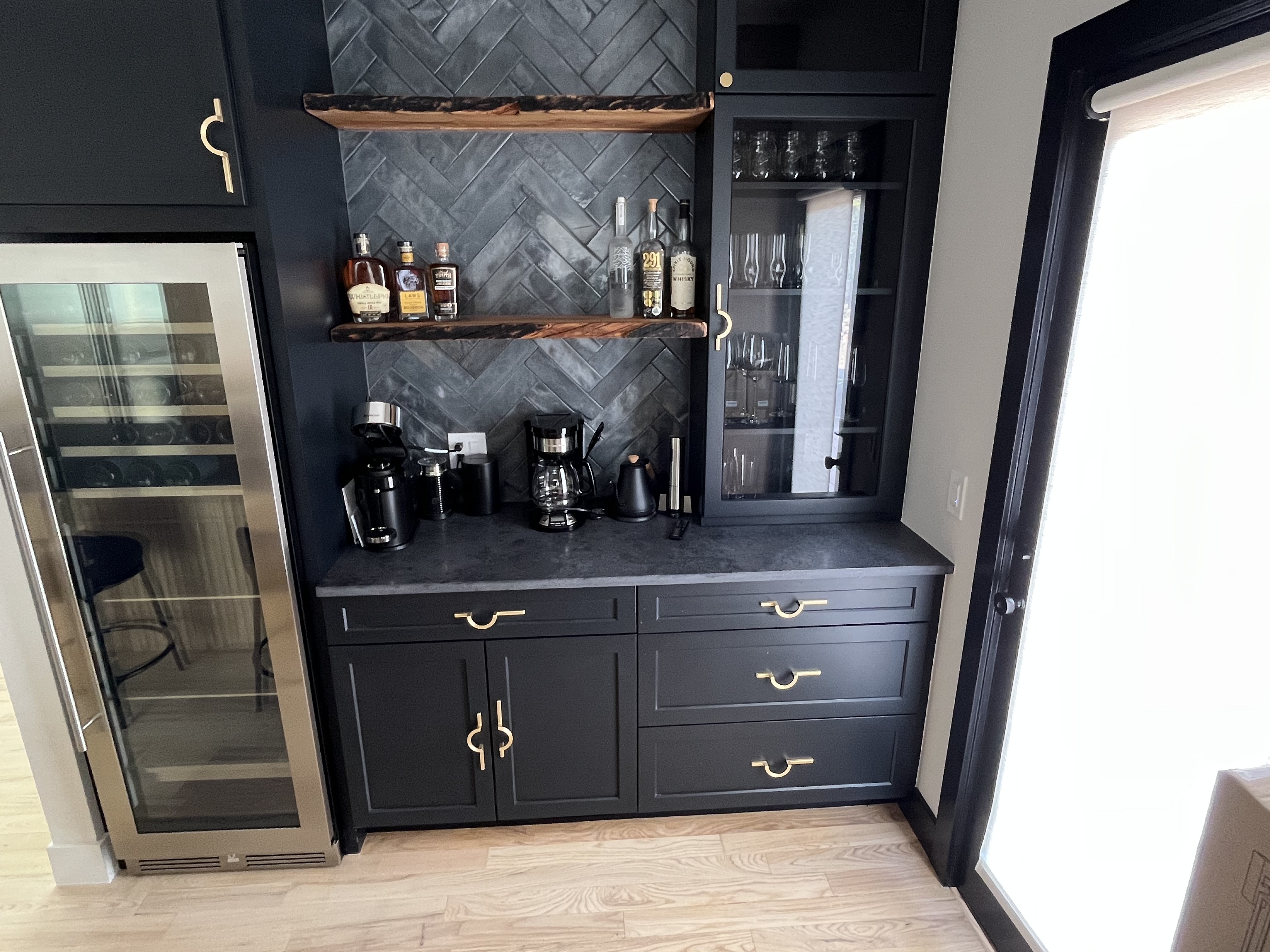 Dark Stone Butler's Pantry