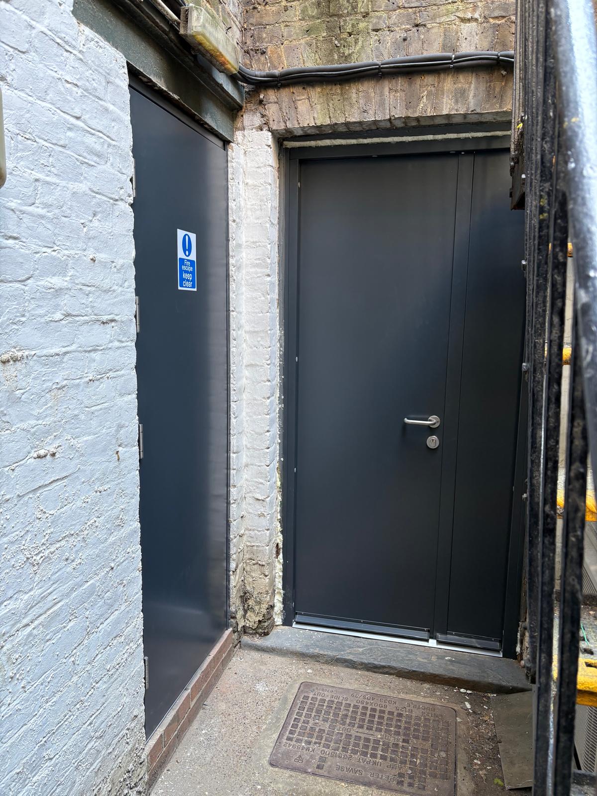 Security door installation