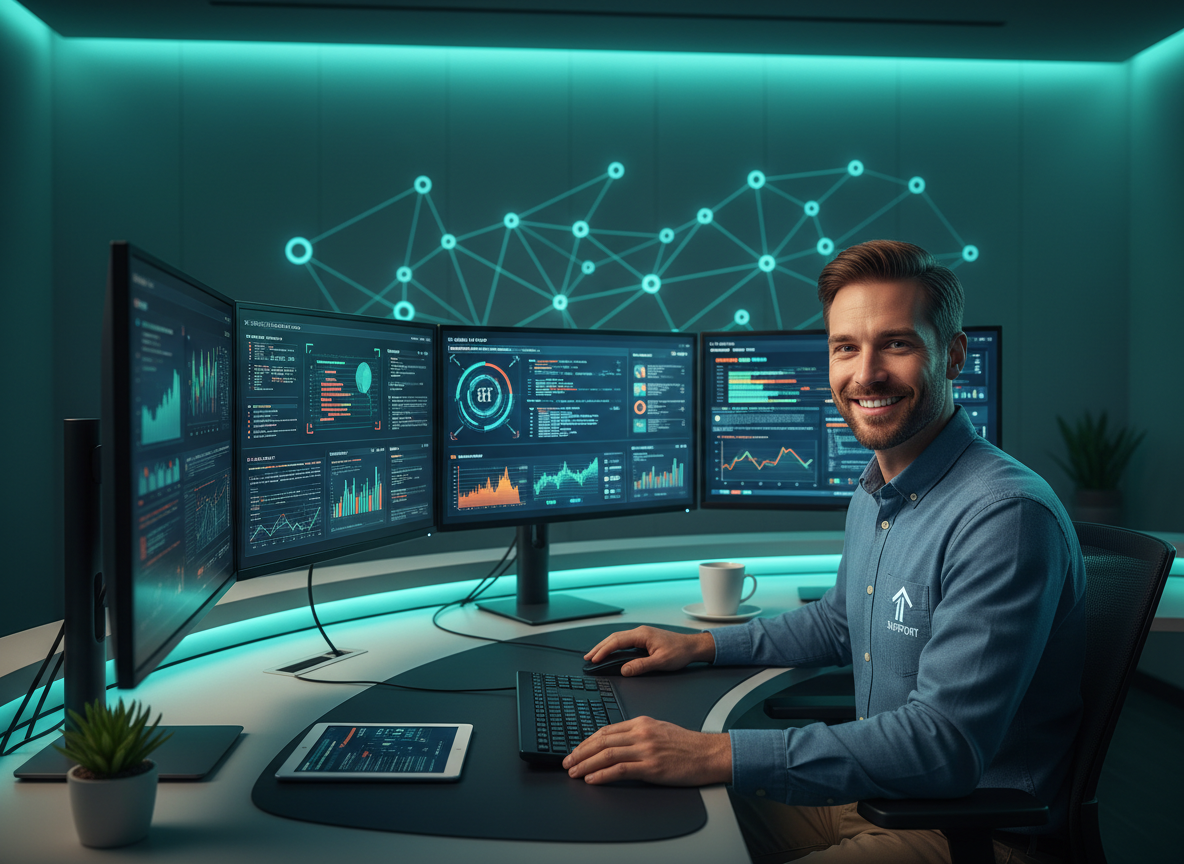 IT support team proactive monitoring