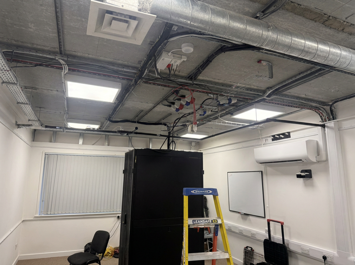 Three-Phase Distribution, Commando Sockets & Lighting — Data Centre