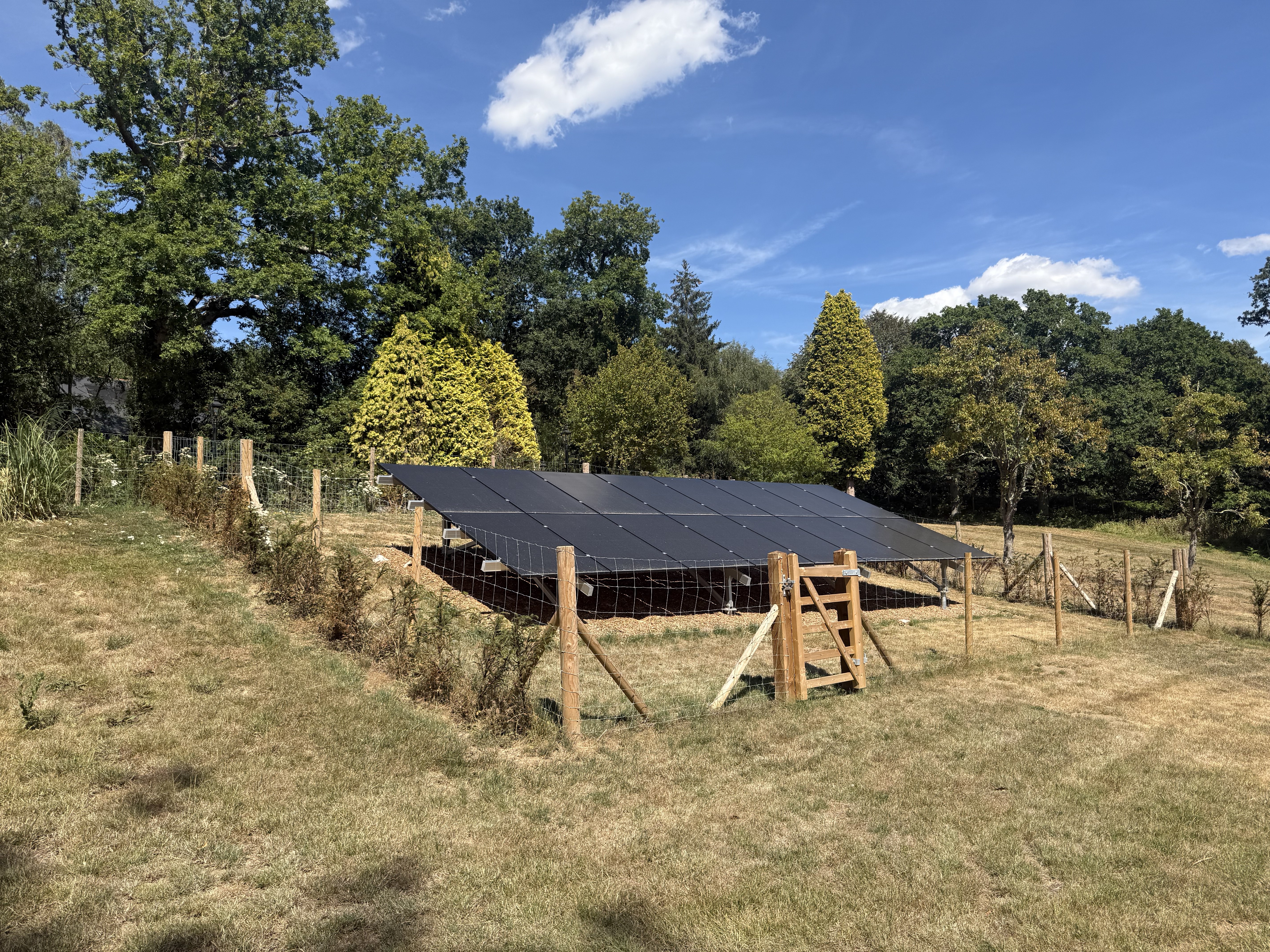 Ground-Mounted Solar & Battery Installation — Haywards Heath, West Sussex