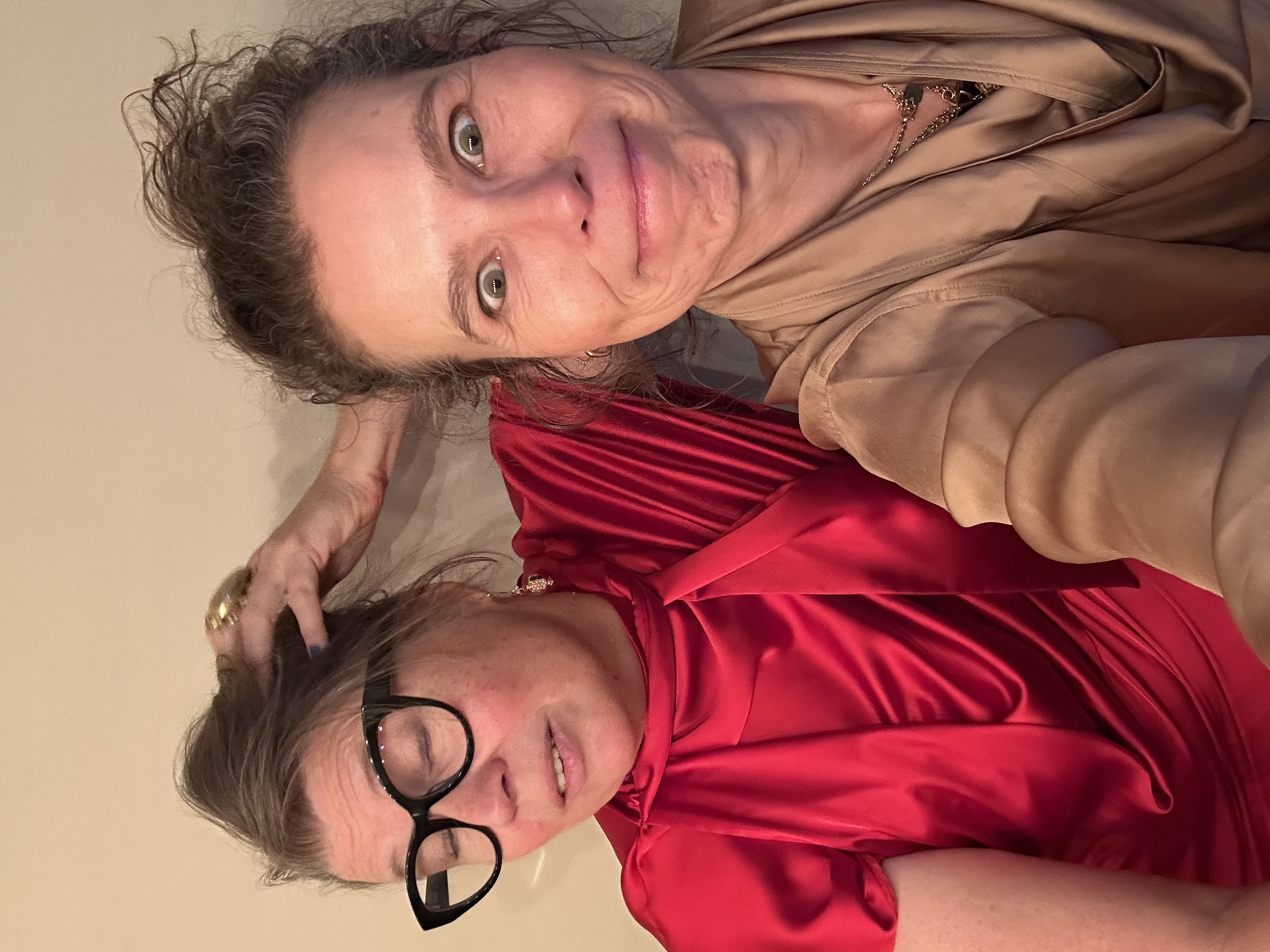 Nathalie and Sandra — the real us