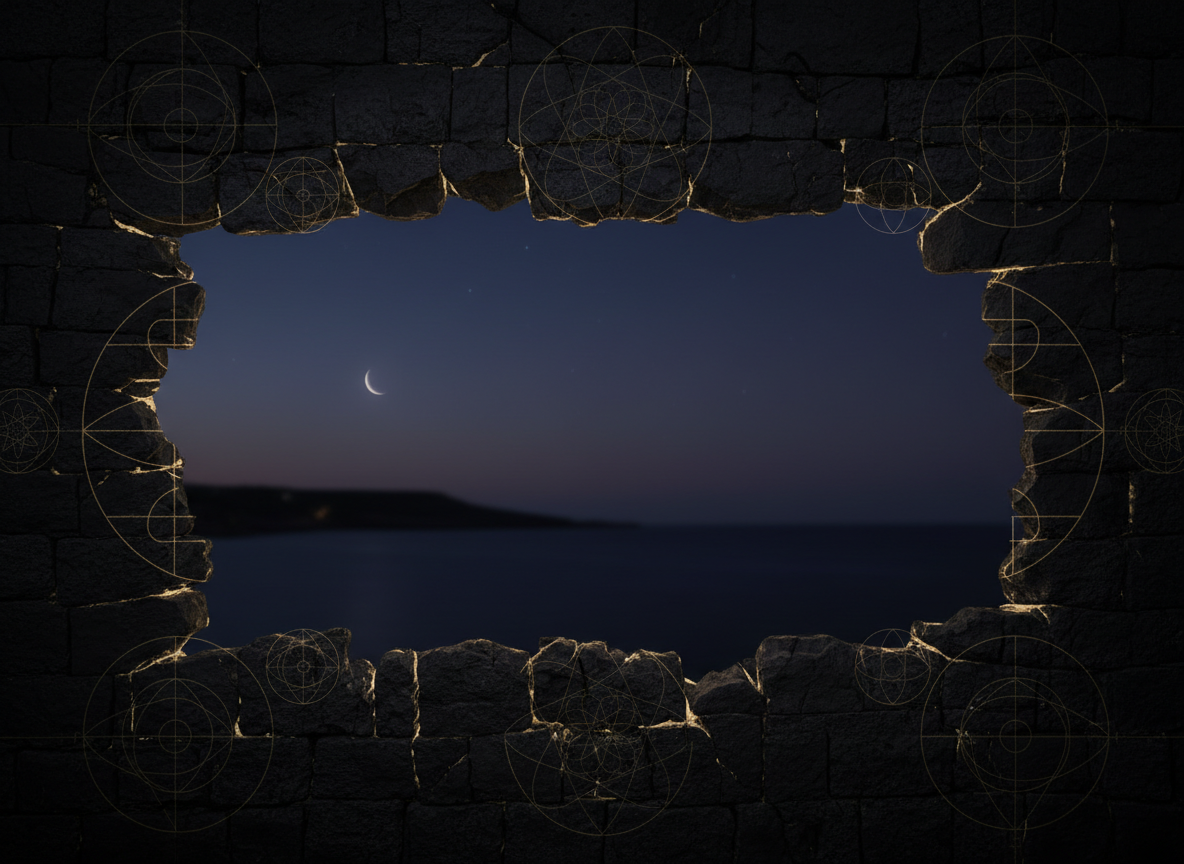 Dark atmospheric Malta-inspired background