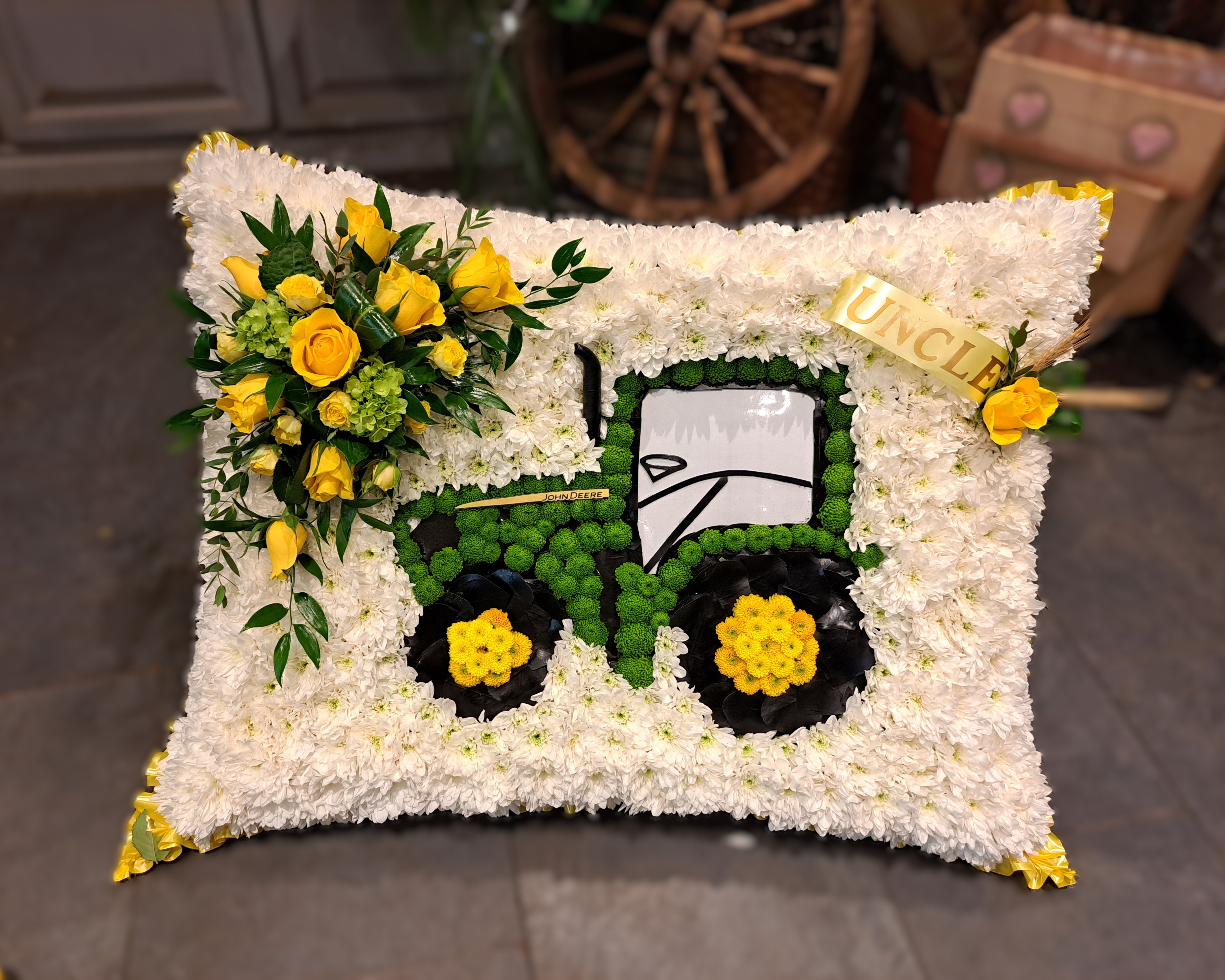 John Deere Tractor Pillow Tribute