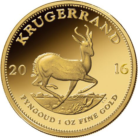 1oz Gold Krugerrand coin