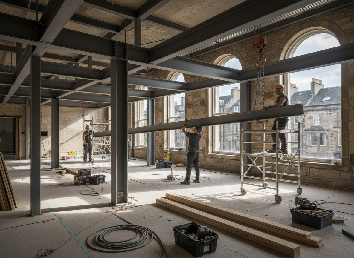 Structural work in progress