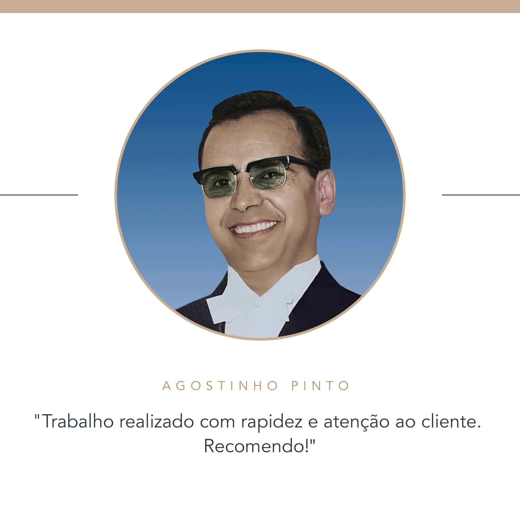 Testemunho de Agostinho Pinto