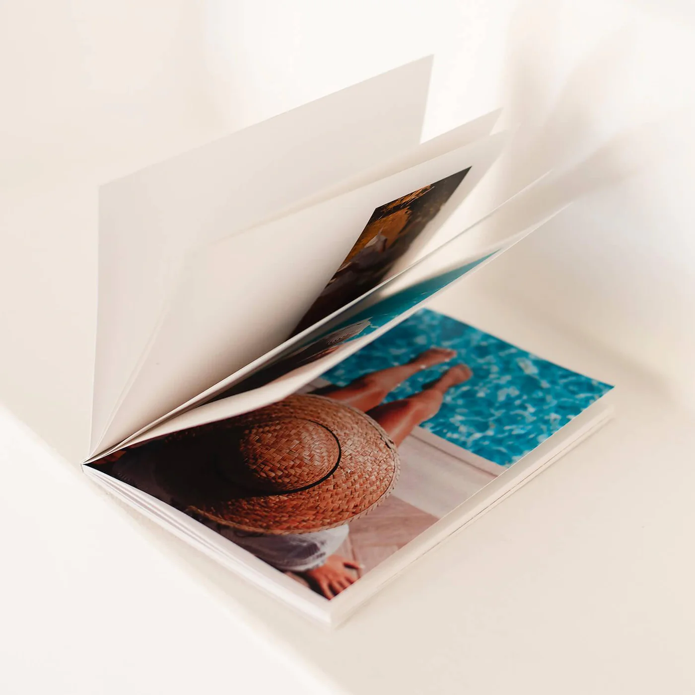 Harmony Softcover — páginas interiores, viagem piscina