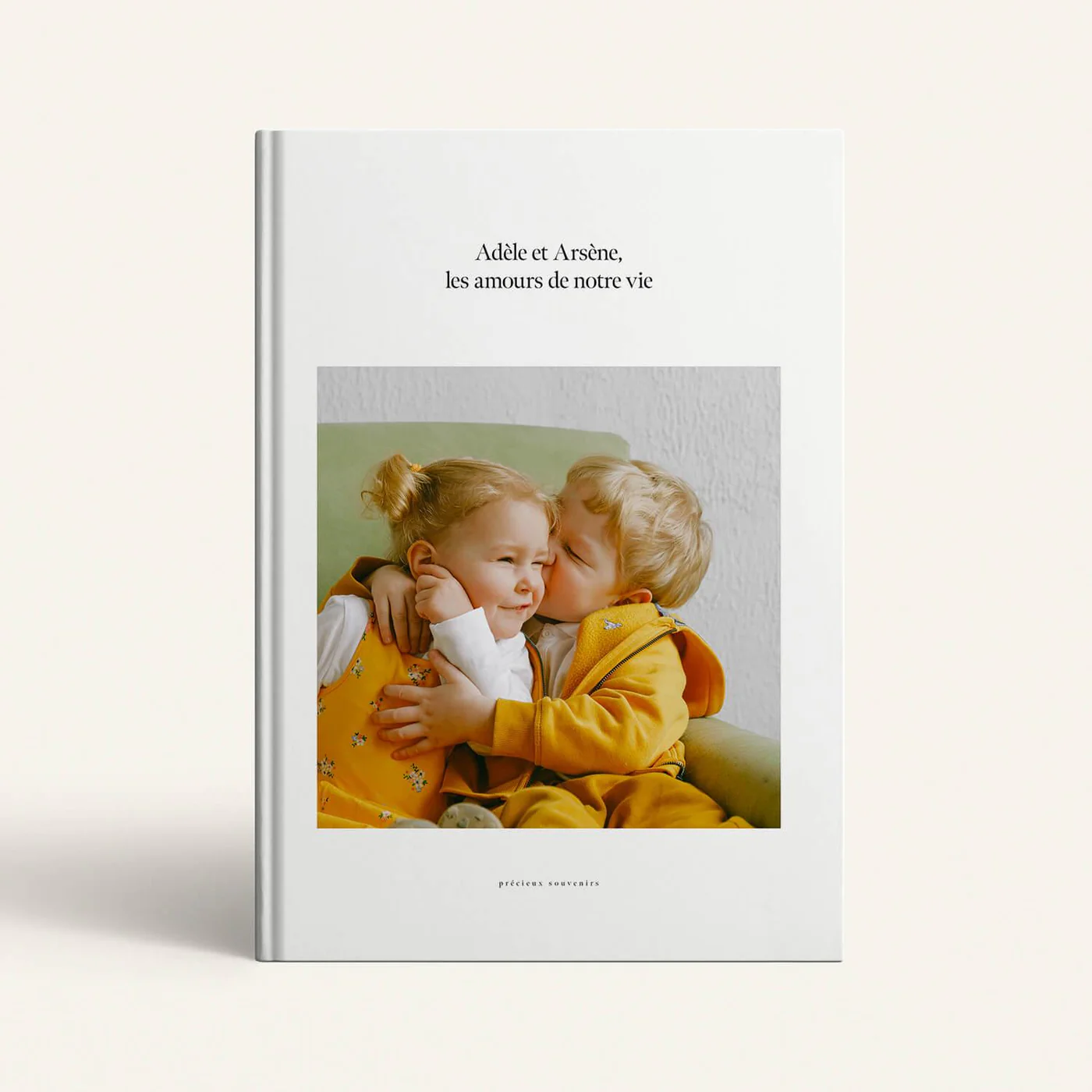 Álbum hardcover portrait — crianças