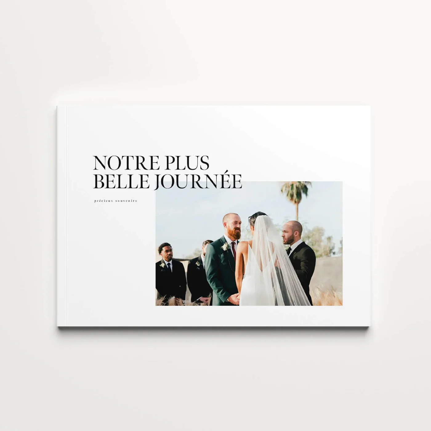 Style Softcover — capa paisagem, casamento Notre Plus Belle Journée