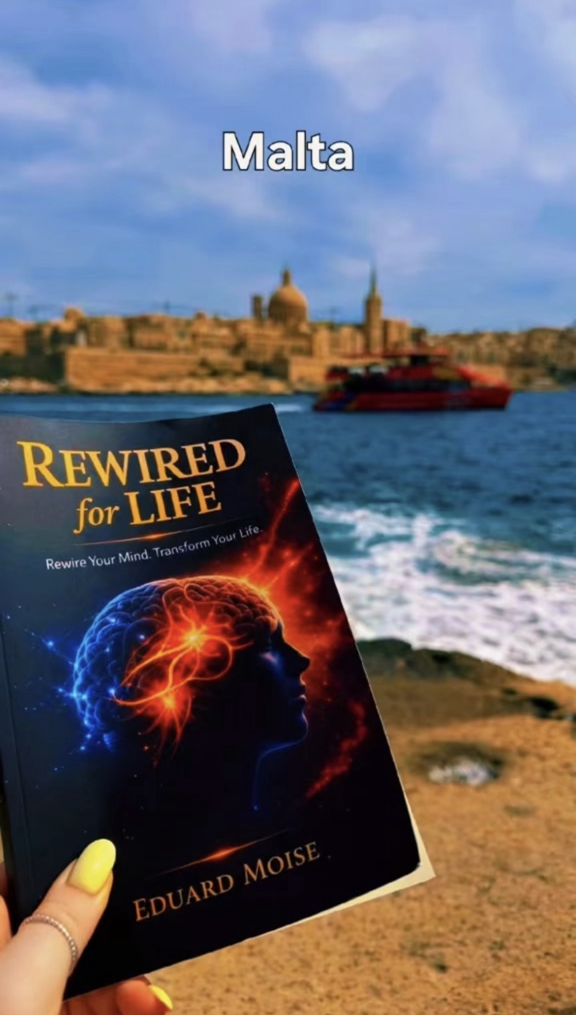 Rewired for Life in Malta, overlooking the Valletta waterfront