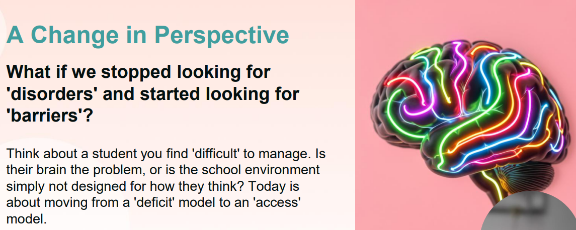 A Change in Perspective — from deficit to access model