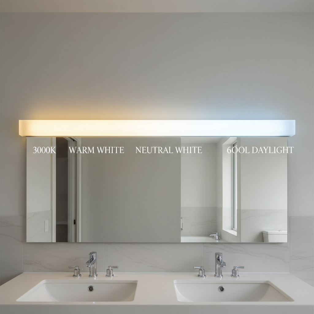 Color temperature spectrum LED lighting 3000K to 6500K