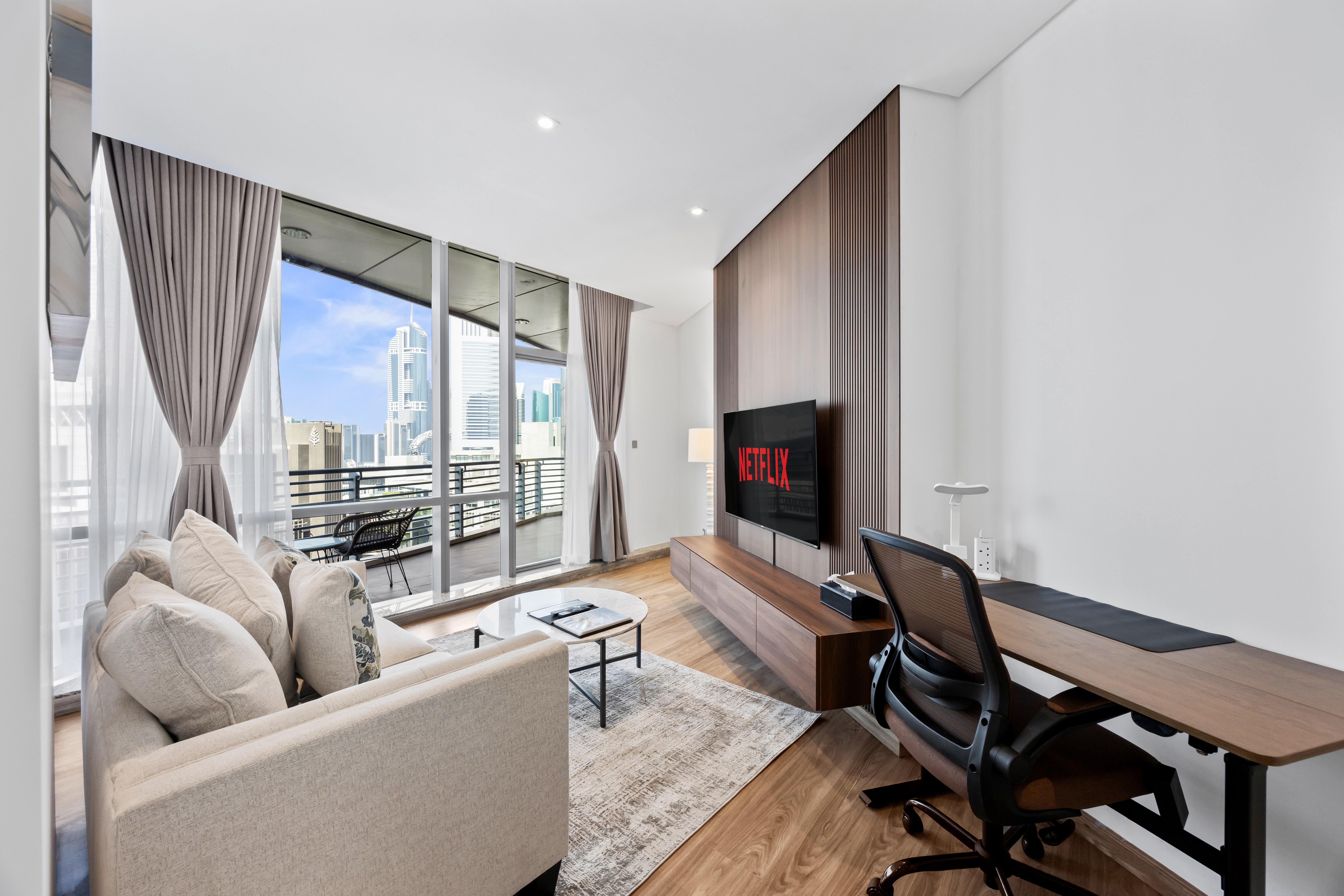 Modern executive studio at Sky Gardens DIFC Dubai