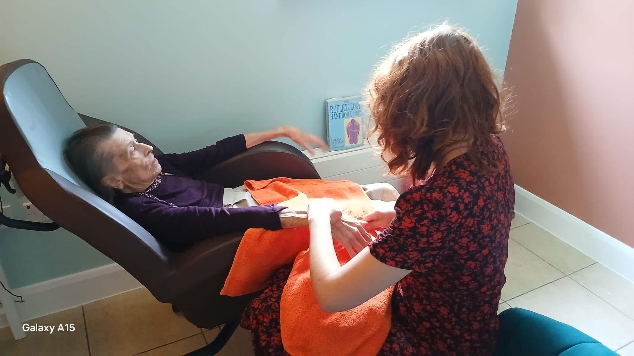 Reflexology session