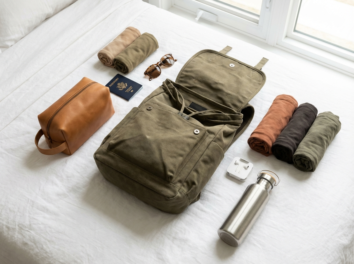 Illustration for What to Pack for a City Break (Student Packing List)