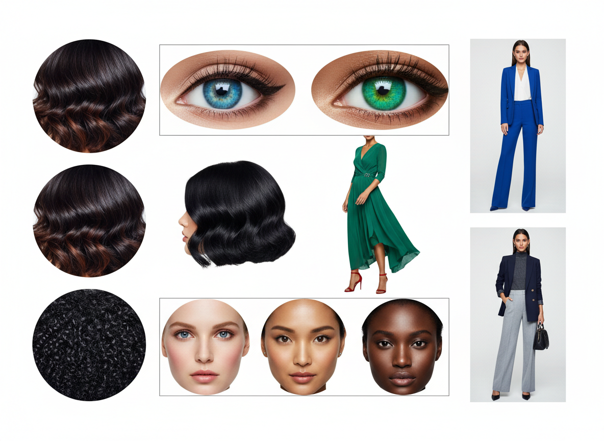 Clear Palette Women Feature Collage