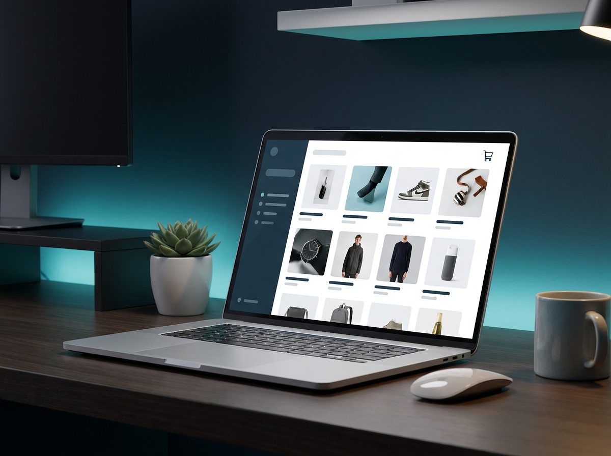 Interfaccia e-commerce professionale su misura sviluppata da NoStudio per PMI italiane