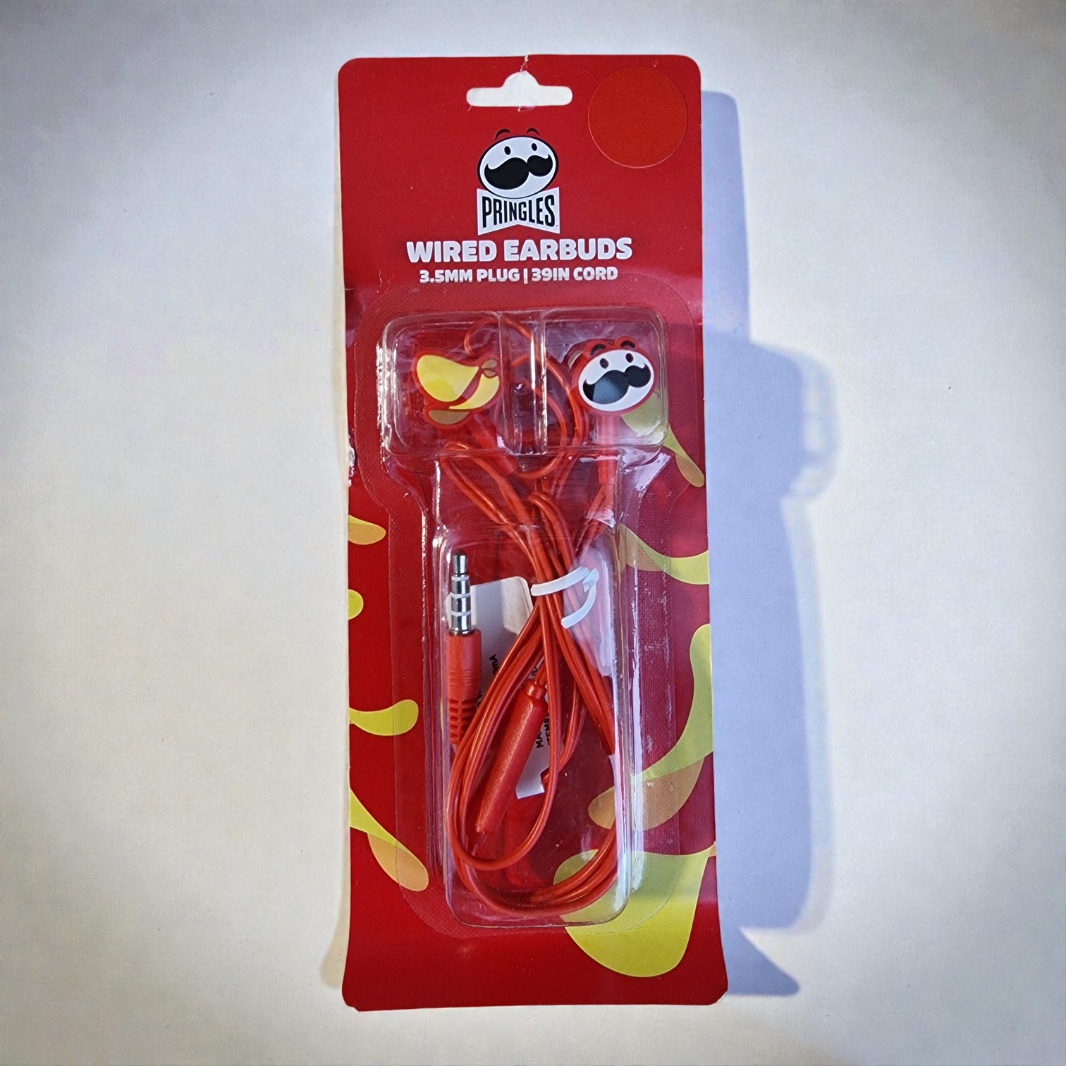 Pringles Wired Earbuds Front