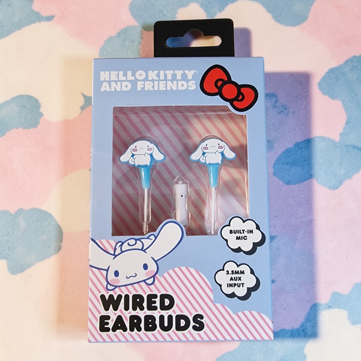 Hello Kitty and Friends Cinnamoroll Wired Earbuds Front