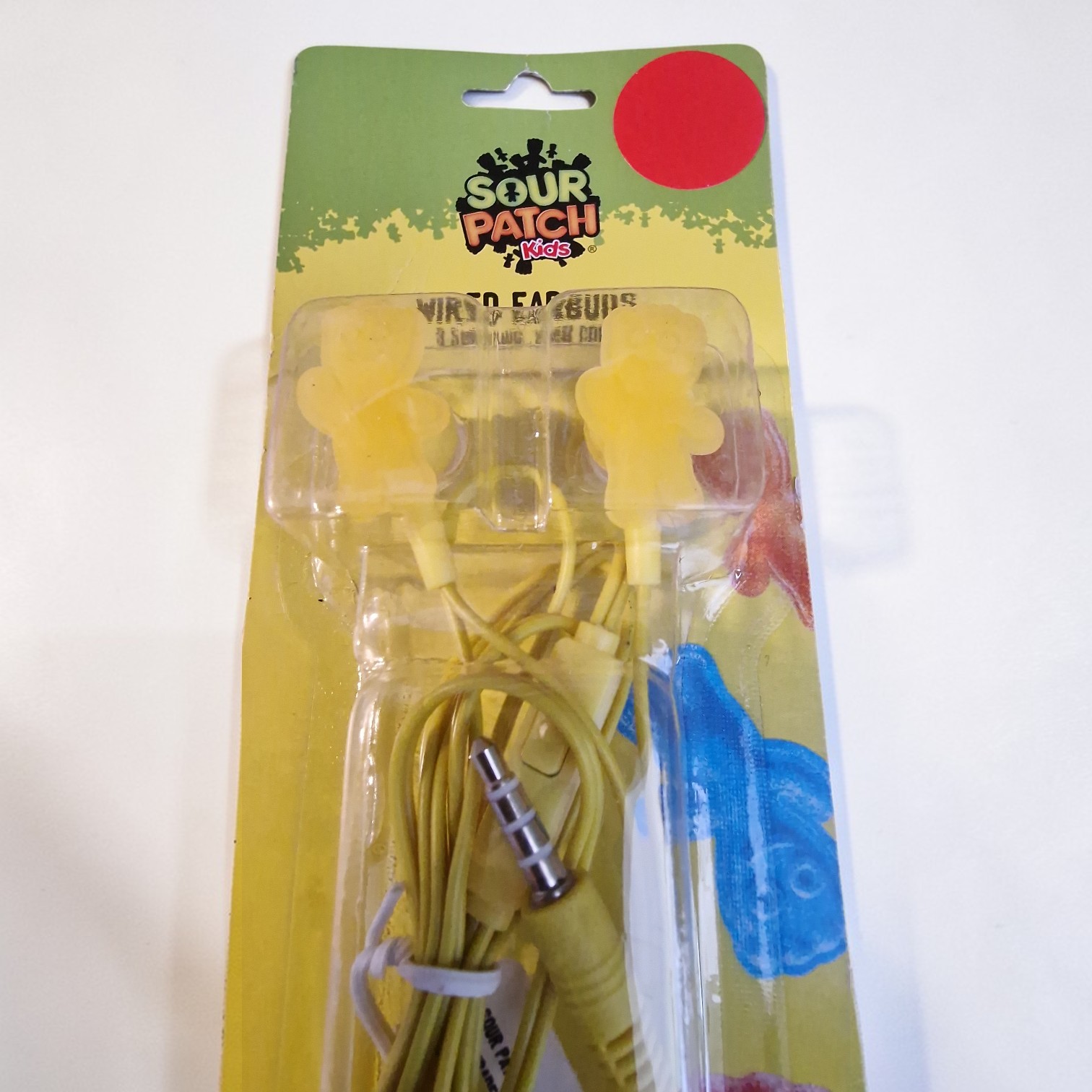 Sour Patch Kids Wired Earbuds Detail