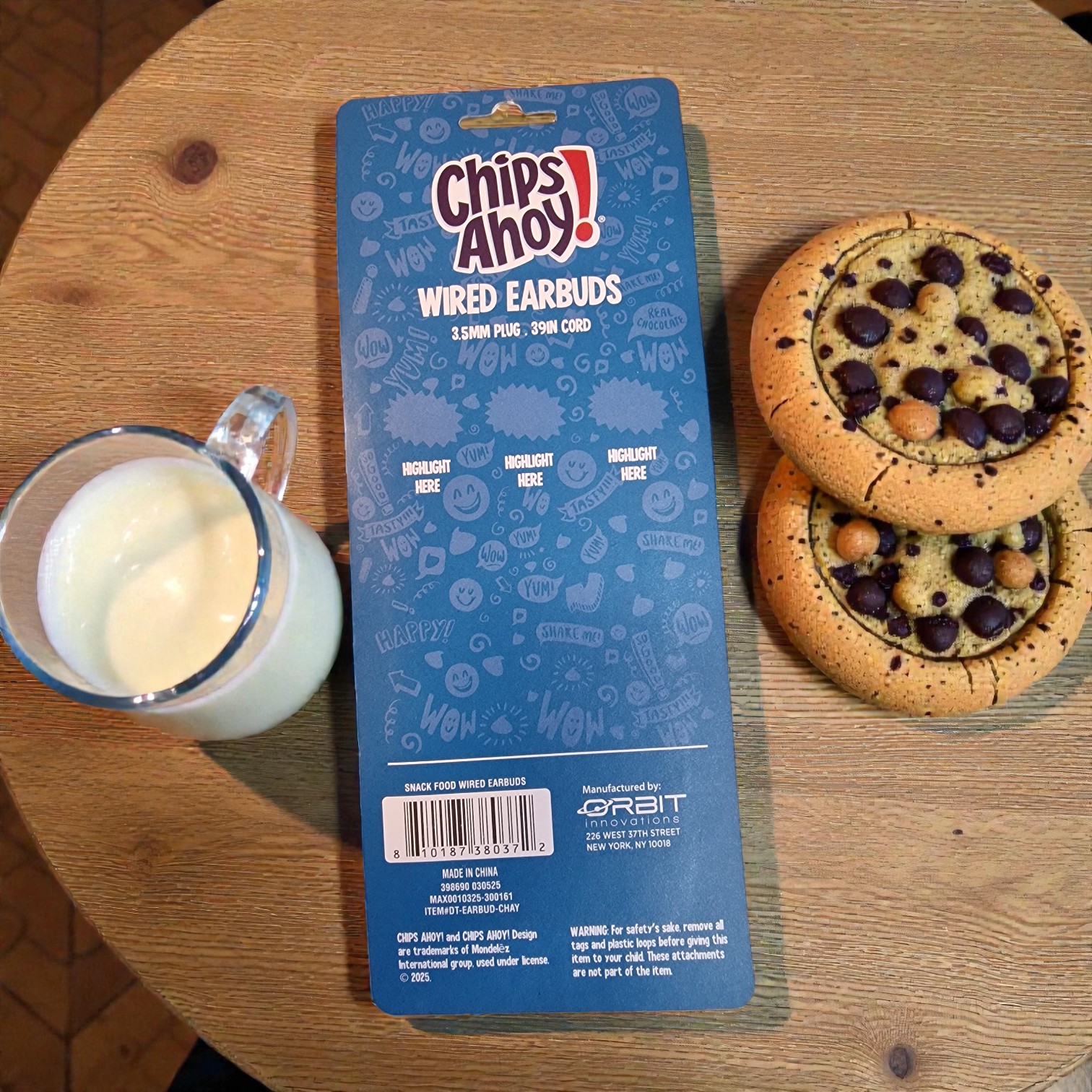 Back of Packaging + Cookies