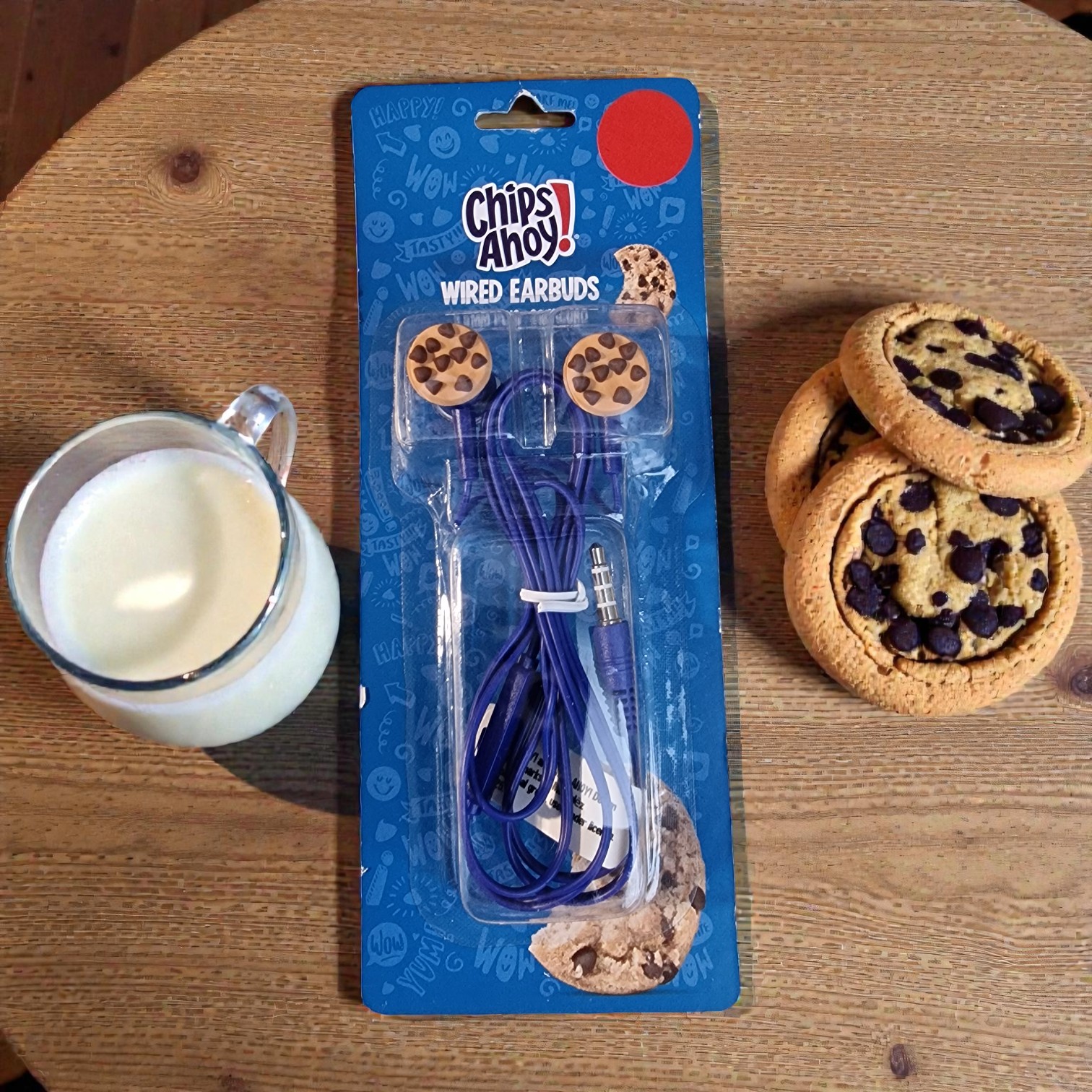 Packaged with Milk & Cookies