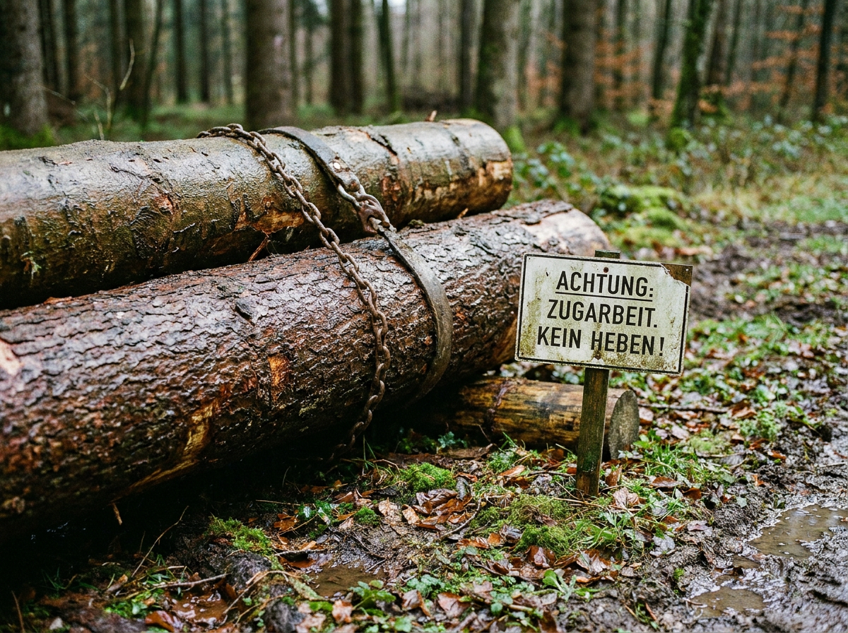 Forstkette im Einsatz